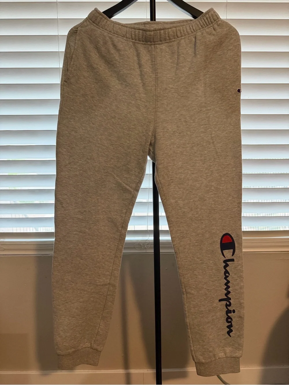 Champion Kids Heather Gray Logo Joggers